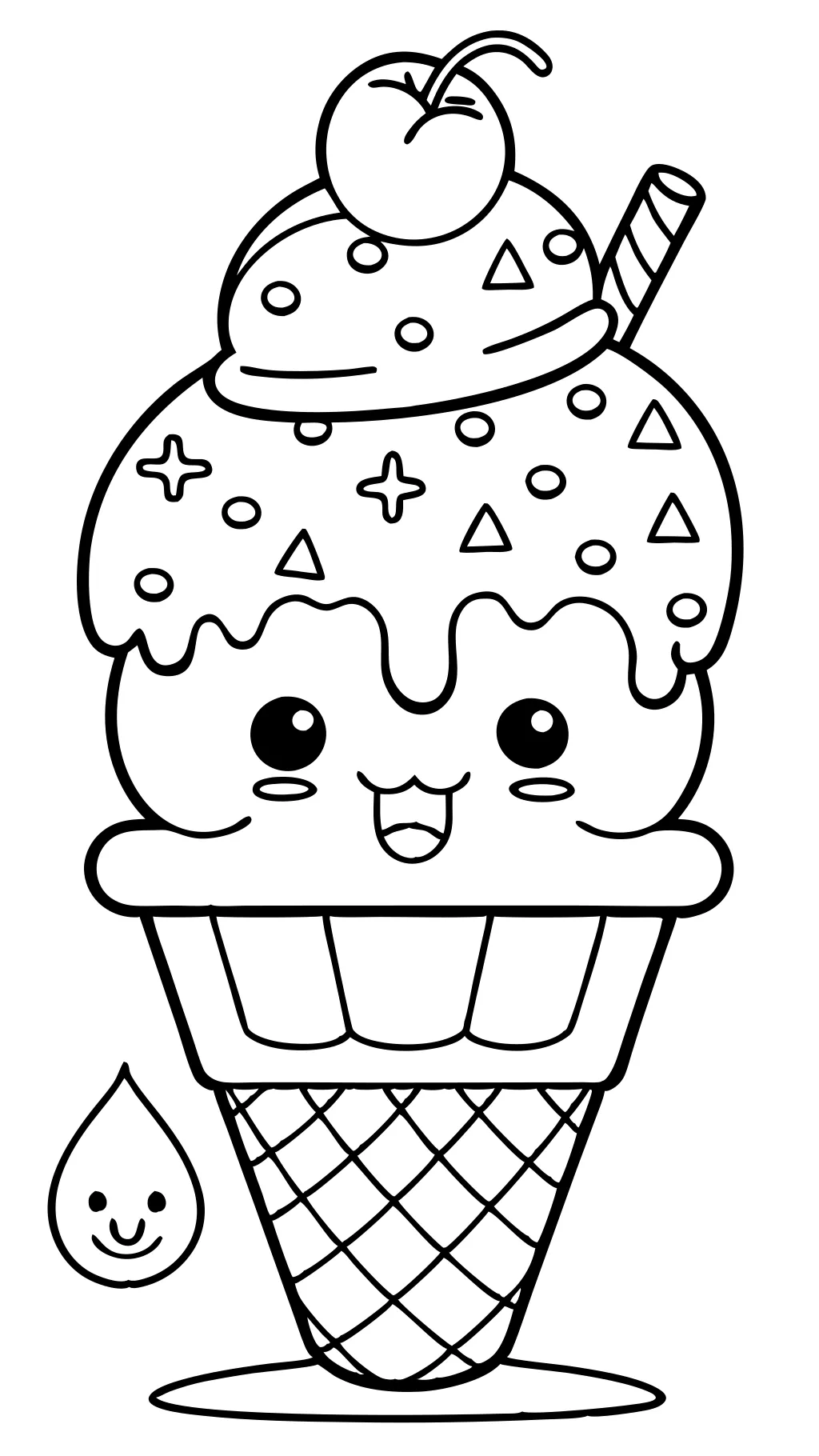 icecream coloring pages